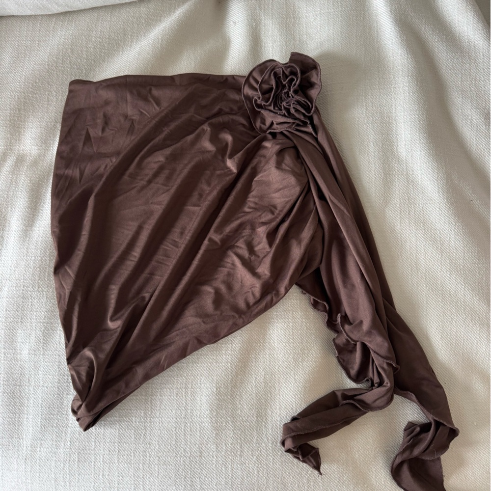 Lovers + Friends Chocolate Brown Scarf